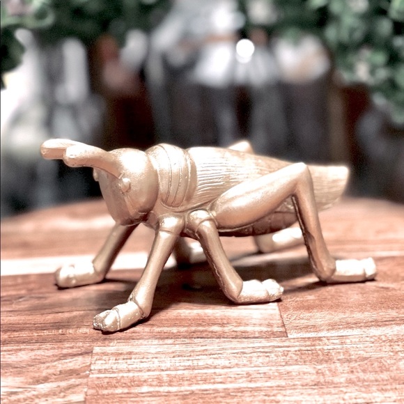 Anthropologie Other - Target LUCKY Gold Grasshopper Garden Figure